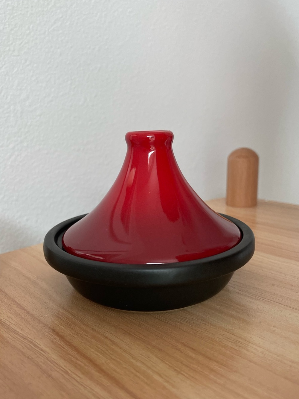 Le Creuset Mini Tagine Cerise Red 10cm 4" Stoneware 3.5 oz Condiment Spices